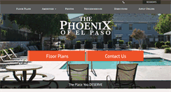 Desktop Screenshot of phoenixapartmentselpaso.com